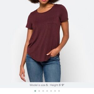 Market & Spruce Elaine Pocket Tee size medium